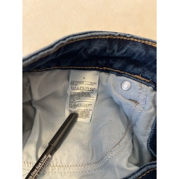 New Old Navy OG‎ High Rise Secret Slim Pockets Womens Size 8 Denim Jeans Stretch - Picture 8 of 9